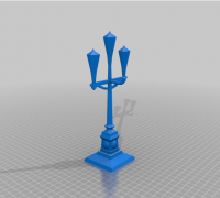 Happy girl spinning around a lamppost 3D Print Model