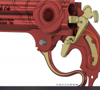 Bayonetta 3 Colour My World Guns Stl. Files (Instant Download) 