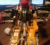 Mighty Morphin Power Rangers Deluxe Megazord 3D Printed Parts 1993
