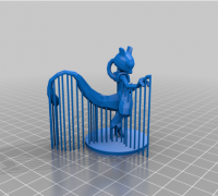 3D Printable Armored Mewtwo (Pokemon 35mm True Scale Series) [PKMN Go] by  Irnkman