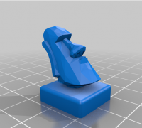 Free STL file Emoticon moai 🗿・3D printing template to download・Cults