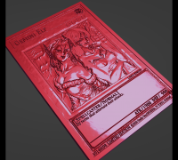 red blossoms from underroot - yugioh, 3D models download
