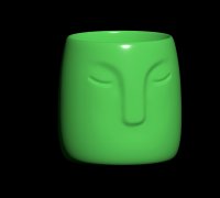 Free STL file Face Flowerpot [GIGACHAD Conrad] 🇹🇩・3D print