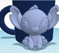 STL file Stitch coffee thermal cup girdle ☕・Model to download