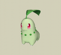 STL file chikorita - Pokémon 👹・3D printable design to download