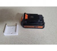 Free 3D file Black + Decker 40V battery charger wall mount 🔋・3D