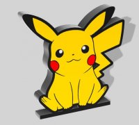 STL file PIKACHU - POKEMON - FUNKO 🐉・3D printer model to download・Cults