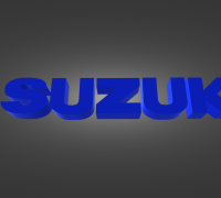 Suzuki Logo 3D Model - FlatPyramid