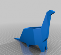 STL file Desk organizer pen holder Dinosaur 🖊️・3D printable model to  download・Cults