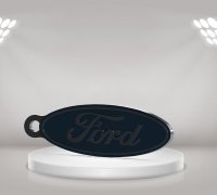 ford logo keychain 3D Models to Print - yeggi