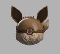 Retro Eevee - Pokémon Artwork by IXPatch, Download free STL model