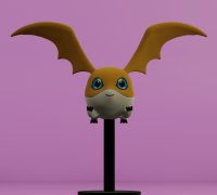 STL file Digimon Ghost Game GulusGammamon・3D printer model to download・Cults