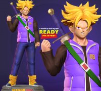 3D file TRUNKS AND GOTEN / DRAGON BALL SUPER MANGA 🐉・3D printer model to  download・Cults