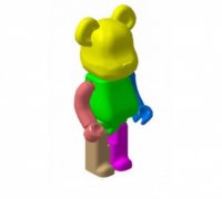 bear brick 3D Models to Print - yeggi