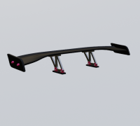 STL file Car spoiler for any sedan (real life size) 🚗・Template to download  and 3D print・Cults