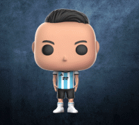Archivo STL Messi Funko POP COPA DEL MUNDO DE LA FIFA 2022 QATAR