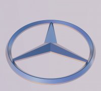 STL-Datei Mercedes Benz Emblem Wandkunst Mercedes Wanddekor Benz
