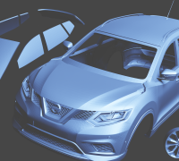 STL file Nissan Qashqai j10 headlight cover 🛞・3D printing template to  download・Cults