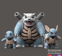 STL file squirtle - pokemon 🐉・3D printable design to download・Cults