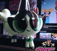 STL file 5 Keychain Powerpuff Girls・Model to download and 3D
