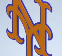 NEW YORK Mets METAL Can KOOZIE 3D