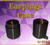 Earplug Case, 3D Printed, Earplugs, 3D Printed Decor, Modern 3D