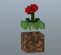 STL file Super Mario Bros 3 Flower pixelart 💐・3D printing template to  download・Cults