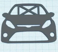 STL file Ford Fiesta MK7 2008-2017 Center Holder 🚙・3D printable model to  download・Cults