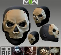 MW2: Ghost Face 3D Print -  Sweden