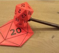 Deliberately unfair (and fair) d20 dice by Anachronist, Download free STL  model