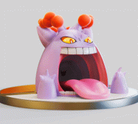 STL file Gengar - Pokemon 🐉・3D printable model to download・Cults