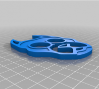 Archivo OBJ Llavero puño americano 📱・Objeto de impresión 3D para  descargar・Cults