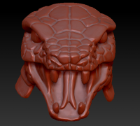 Snake Heads - 3D Printable - Buy Royalty Free 3D model by Bugawuga