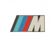 STL file BMW logo ///M E60 👽・3D printer design to download・Cults