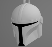 STL file The Mandalorian Helmet Keychain 🪖・3D printable model to  download・Cults