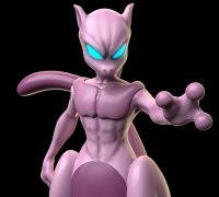 STL file MewTwo Armor Pokemon 🐉・3D printer design to download・Cults