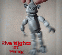 STL file Brick Compatible FNAF 1 Freddy Fazbear Head 🧱・3D