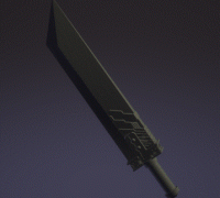 3D Printable Buster Sword (Full Scale) by Luka Verigikj
