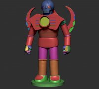 STL file mazinger z 🤖・Model to download and 3D print・Cults