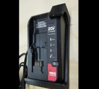 Free 3D file Black and Decker 40v battery charger holder wall
