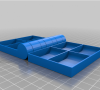 3D Printable Screw / Small parts sorting tray - stackable by Jacob