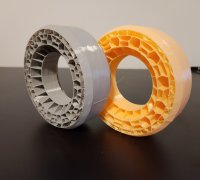 STL file 1.0 TIRE INSERT (DUAL STAGE FOAM) FOR 1/24 SCX24 RC SCALE CRAWLER  🛞・3D printable model to download・Cults