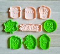 STL file Roblox - Logo Letters - Cookie Cutter - Fondant - Polymer