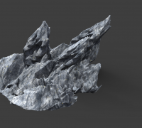 Sharp Rock Formation 221109 - Ultra HD 16K Texture | 3D model