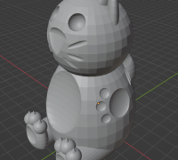STL file SMURF CAT - Smurf meme 🐱・3D printer model to download・Cults