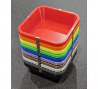 Stackable Board Game Bits Trays