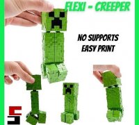 Creeper Minecraft Paper Craft Model