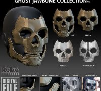 GHOST CALL OF DUTY MODERN WARFARE COSPLAY MASK 3D PRINTED WARZONE 2.0, ghost  call of duty 