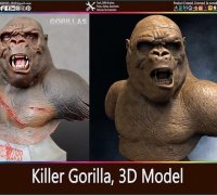Articulated Gorilla tag monke with cosmetics addon by EldonRed, Download  free STL model