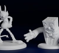 STL file Cuphead King Dice 🤴・3D printer design to download・Cults